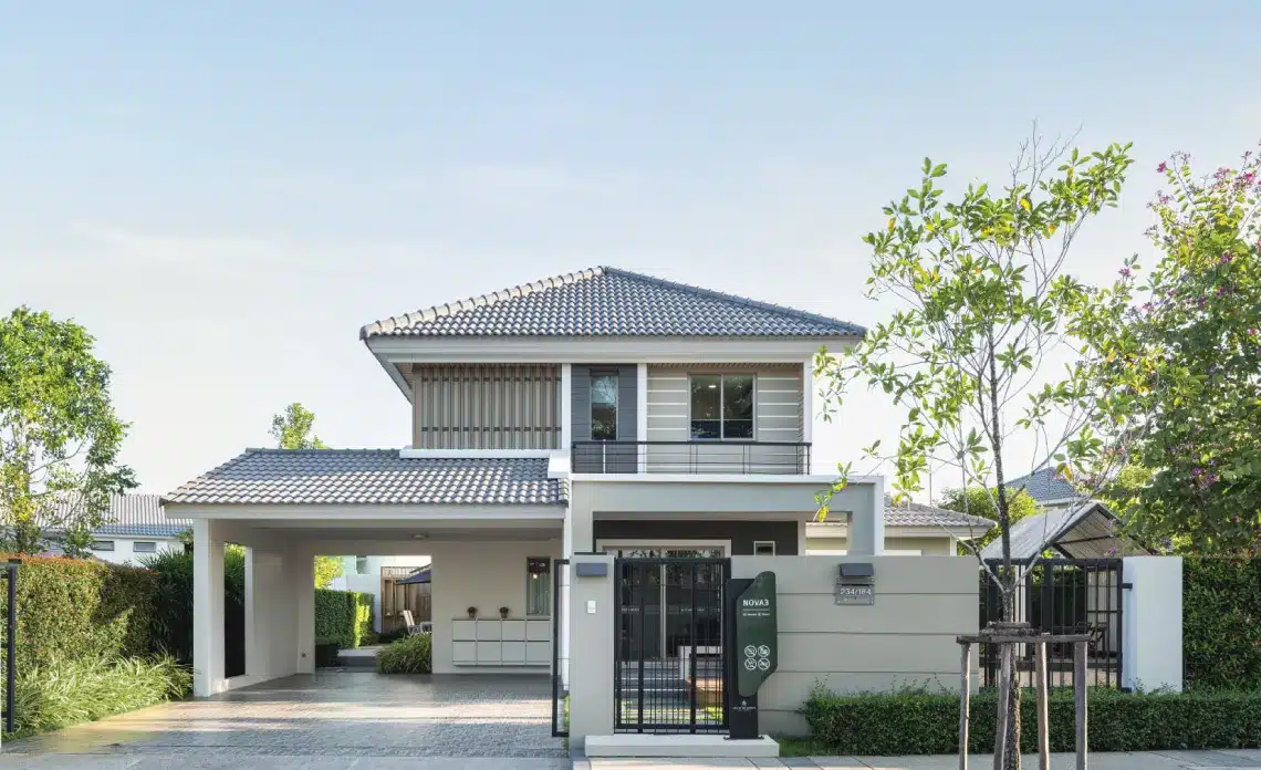 บ้านโมเดิร์น 2 ชั้น
